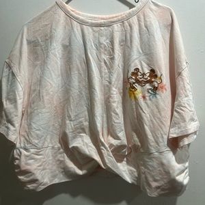 Disney Asi crop twist tie dye